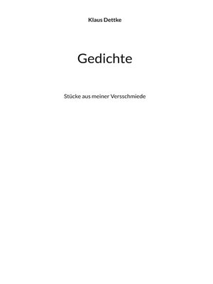 cover image of Gedichte